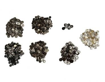 1Posten schlichte 2-loch Perlmuttknöpfe